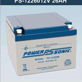 现货法国POWERSONIC蓄电池PS-12260/12V26AH型号规格POWERSONIC蓄电池代理商