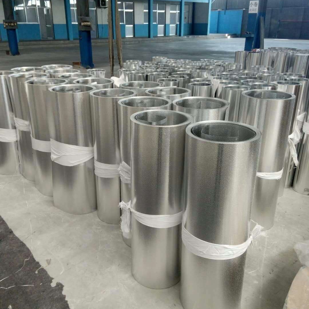 山东中福铝业供应0.5厚国标铝皮。直销保温铝板 铝皮 厚度0.3 至 0.6mm