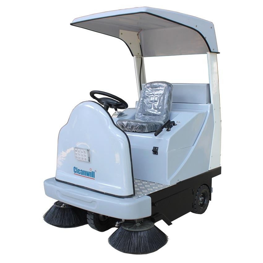 供应克力威cleanwill SD1400/SD1400DP 全封闭驾驶式扫地车 电瓶扫地车 电动扫地机