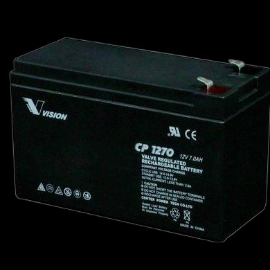 威神蓄电池CP1270铅酸性免维护电池威神蓄电池12V7AH