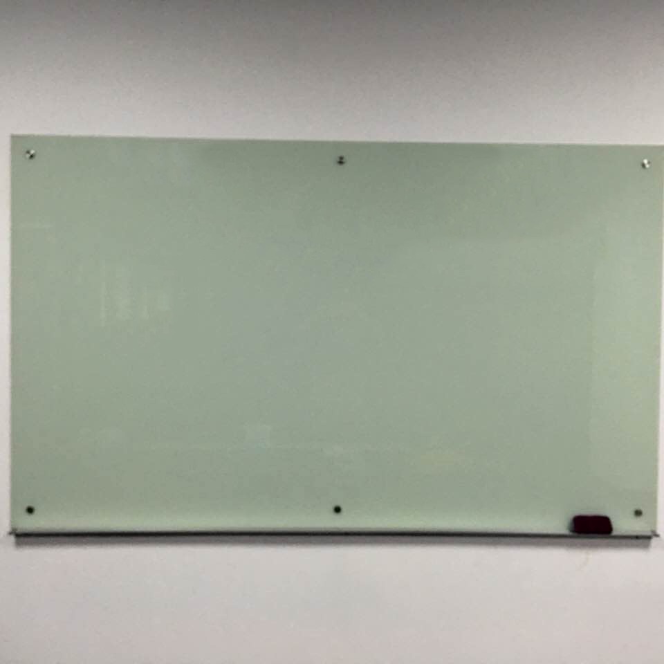 优雅乐磁性玻璃黑板 黑板办公教学培训专业钢化玻璃写字板图片