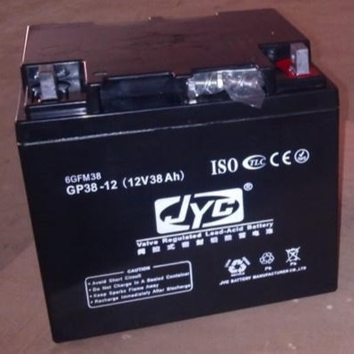 JYC金悦诚蓄电池GP33-12 12V33AH铅酸电池6-GFM-33 UPS EPS电源 安防 太阳能电池