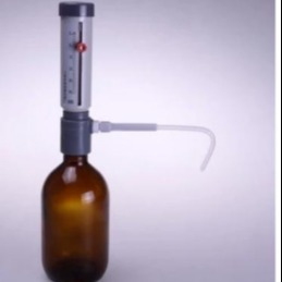 玖荣 JR25 0-25ml套筒式可调定量加液器 瓶式移液器，分装器，棕色瓶500ml