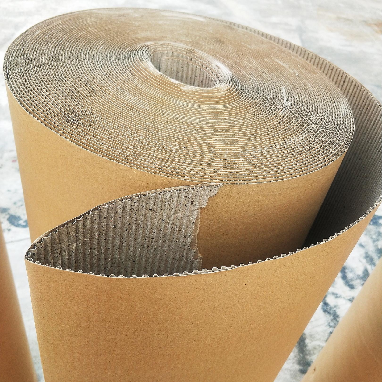 展飞牌瓦楞纸  瓦楞纸生产厂家双层见坑纸  1.4米包装纸厂家 1.4米打包纸 瓦楞卷纸1250图片