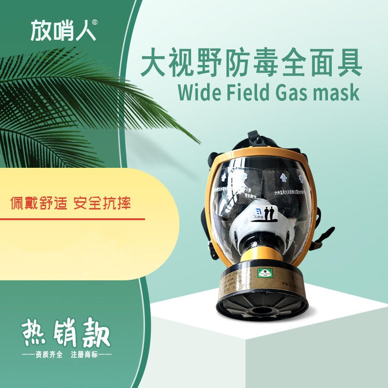 诺安NAMJ01防毒面罩    防毒全面罩   全面型呼吸防护器   防毒面具