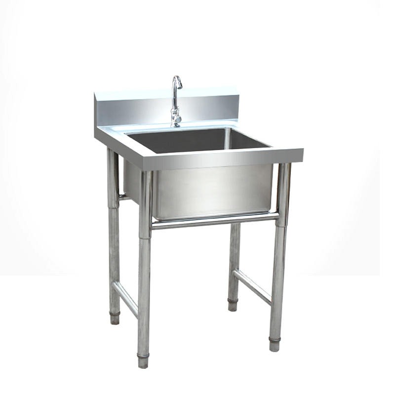 不锈钢厨房设备水槽  商用厨房水池加厚双槽304水槽 上海不锈钢厨房设备