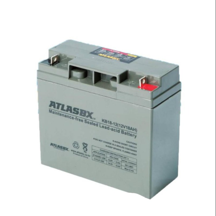 原装韩国ATLASBX蓄电池KB80-12密封铅酸免维护阀控式电源12V80AH