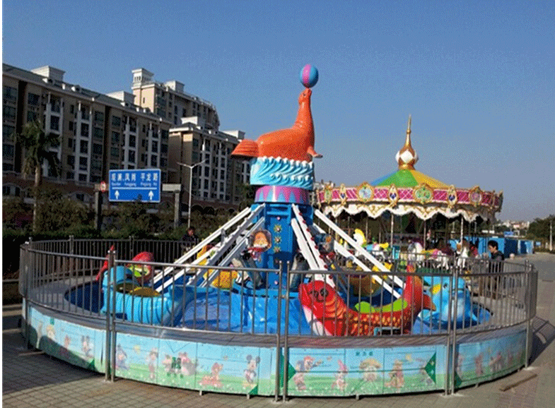2020新品上市海豚戏水 十一促销 郑州大洋水上游乐海豚戏水项目儿童游艺设施厂家设备示例图9