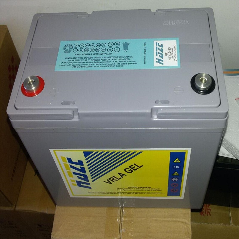 HAZE蓄电池HZY12-230 胶体电瓶应急电源美国海志蓄电池12V220AH 直流屏配电柜系统示例图5