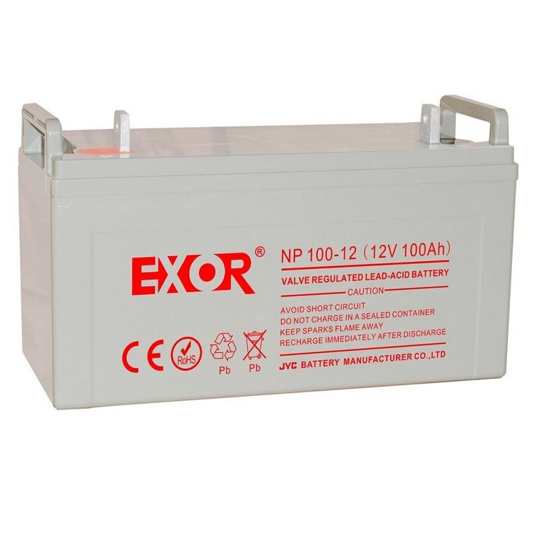 铅酸免维护埃索EXOR蓄电池NP100-12 12V100AH 直流屏UPS/EPS不间断电源埃索电池示例图2