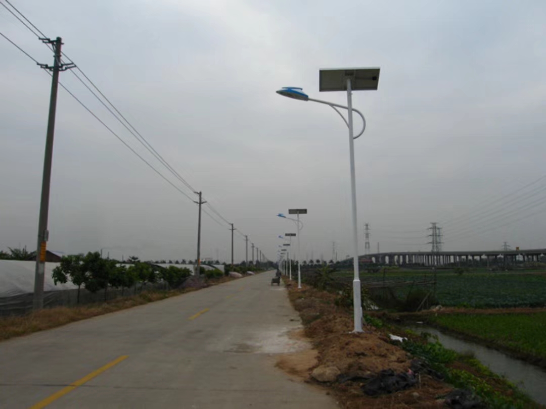 供应绿节LED太阳能路灯 新农村建设6米路灯庭院灯