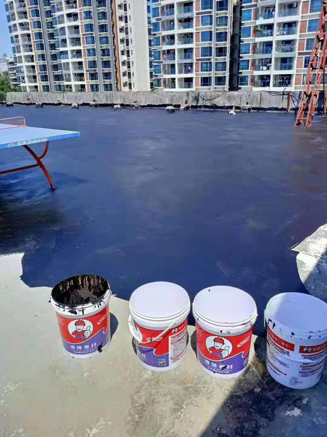 固德乐液体卷材施工楼面 一桶材料施工两面可涂刷面积 地下室防水涂料