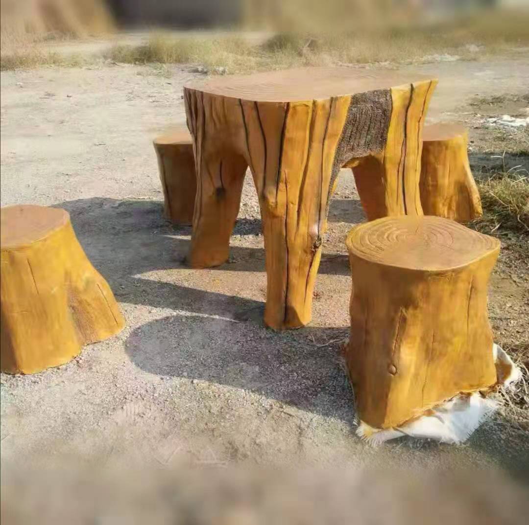 户外桌椅组合实木庭院木条桌椅五件套花园阳台柚木防腐木室外家具-阿里巴巴